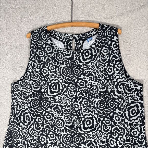 Rip Skirt Mini Dress Women’s XXL Sun Dress Night Blooms Hawaiian Beach Resort - Picture 2 of 12